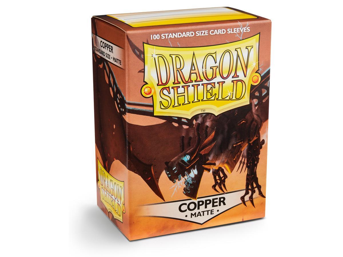 Dragon Shield Matte Sleeve - Copper ‘Draco Primus’ 100ct | Gamer Loot