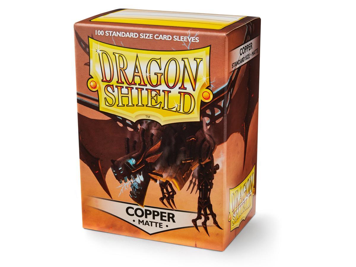 Dragon Shield Matte Sleeve - Copper ‘Draco Primus’ 100ct | Gamer Loot