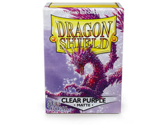 Dragon Shield Matte Sleeve - Clear Purple ‘Racan’ 100ct | Gamer Loot