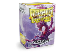 Dragon Shield Matte Sleeve - Clear Purple ‘Racan’ 100ct | Gamer Loot