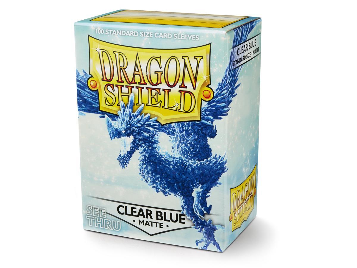 Dragon Shield Matte Sleeve - Clear Blue ‘Celeste’ 100ct | Gamer Loot