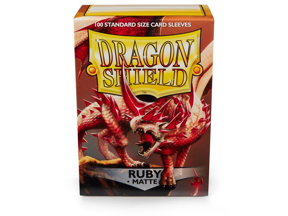 Dragon Shield Matte Sleeve - Ruby ‘Rubis’ 100ct | Gamer Loot