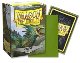 Dragon Shield Matte Sleeve - Olive ‘Lavom’ 100ct | Gamer Loot