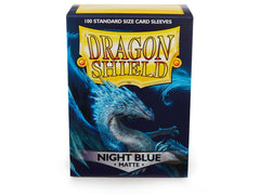 Dragon Shield Matte Sleeve - Night Blue ‘Botan’ 100ct | Gamer Loot