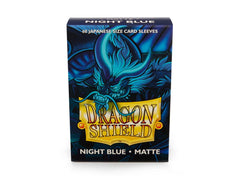 Dragon Shield Matte Sleeve - Night Blue ‘Delphion’ 60ct | Gamer Loot