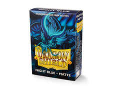 Dragon Shield Matte Sleeve - Night Blue ‘Delphion’ 60ct | Gamer Loot