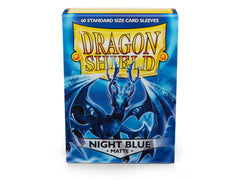 Dragon Shield Matte Sleeve - Night Blue ‘Xon’ 60ct | Gamer Loot