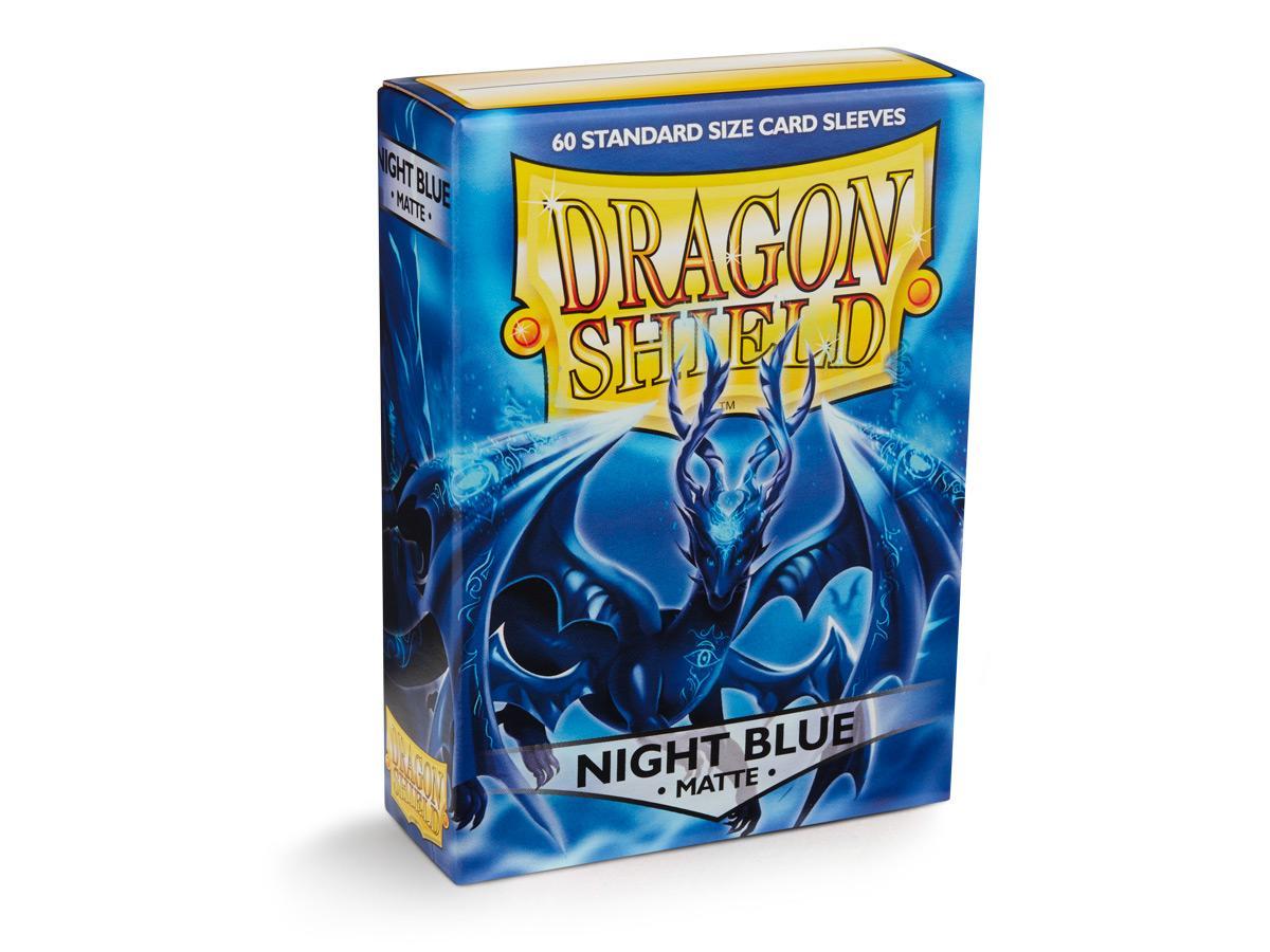 Dragon Shield Matte Sleeve - Night Blue ‘Xon’ 60ct | Gamer Loot