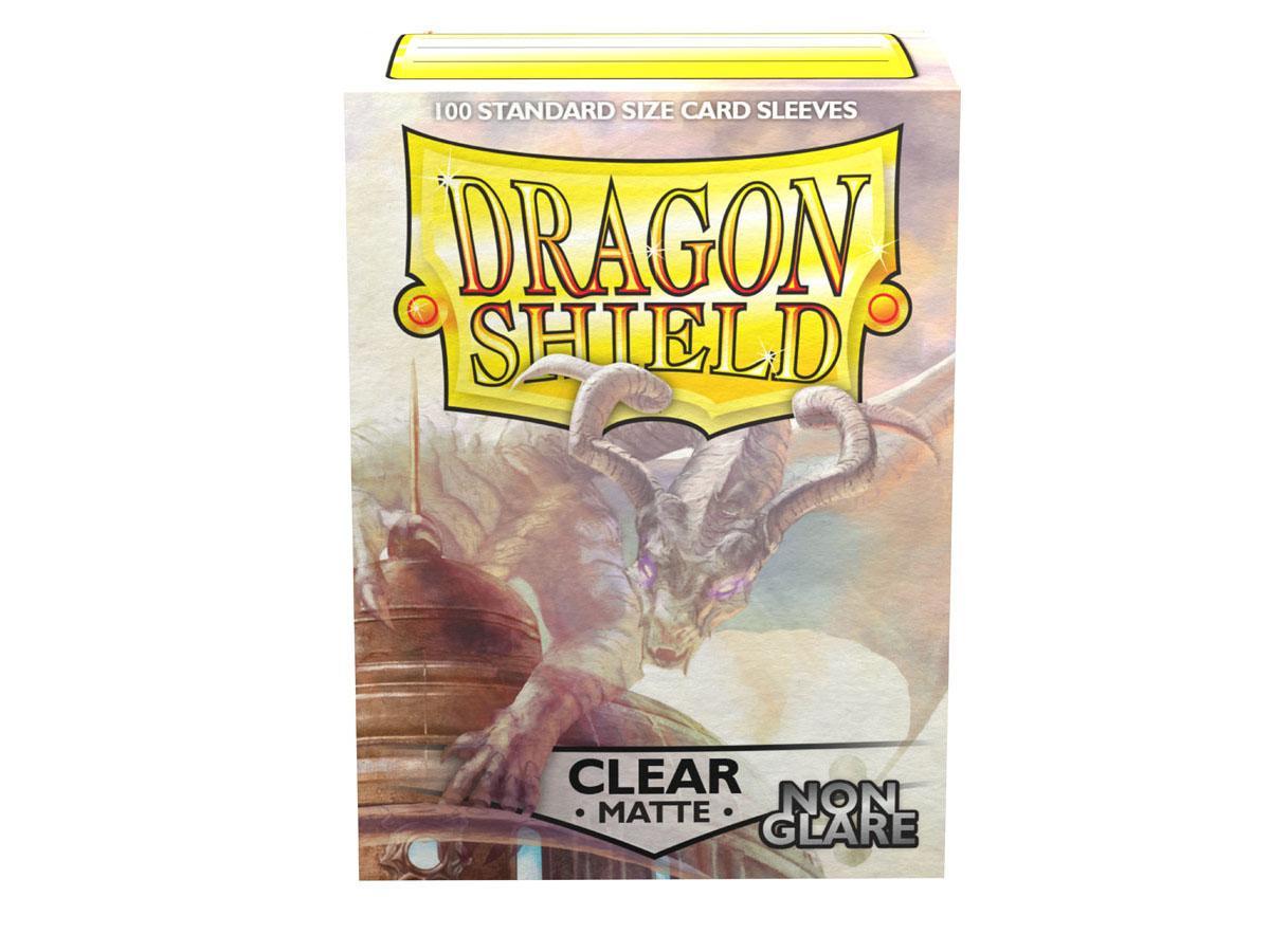 Dragon Shield Non-Glare Sleeve - Clear ‘Mantem’ 100ct | Gamer Loot