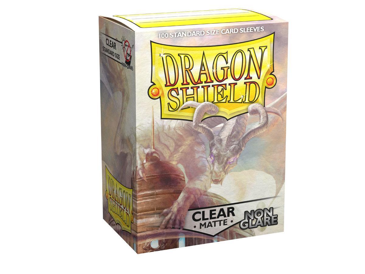 Dragon Shield Non-Glare Sleeve - Clear ‘Mantem’ 100ct | Gamer Loot