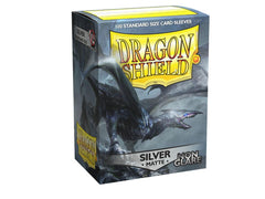 Dragon Shield Non-Glare Sleeve - Silver ‘Argentia’ 100ct | Gamer Loot