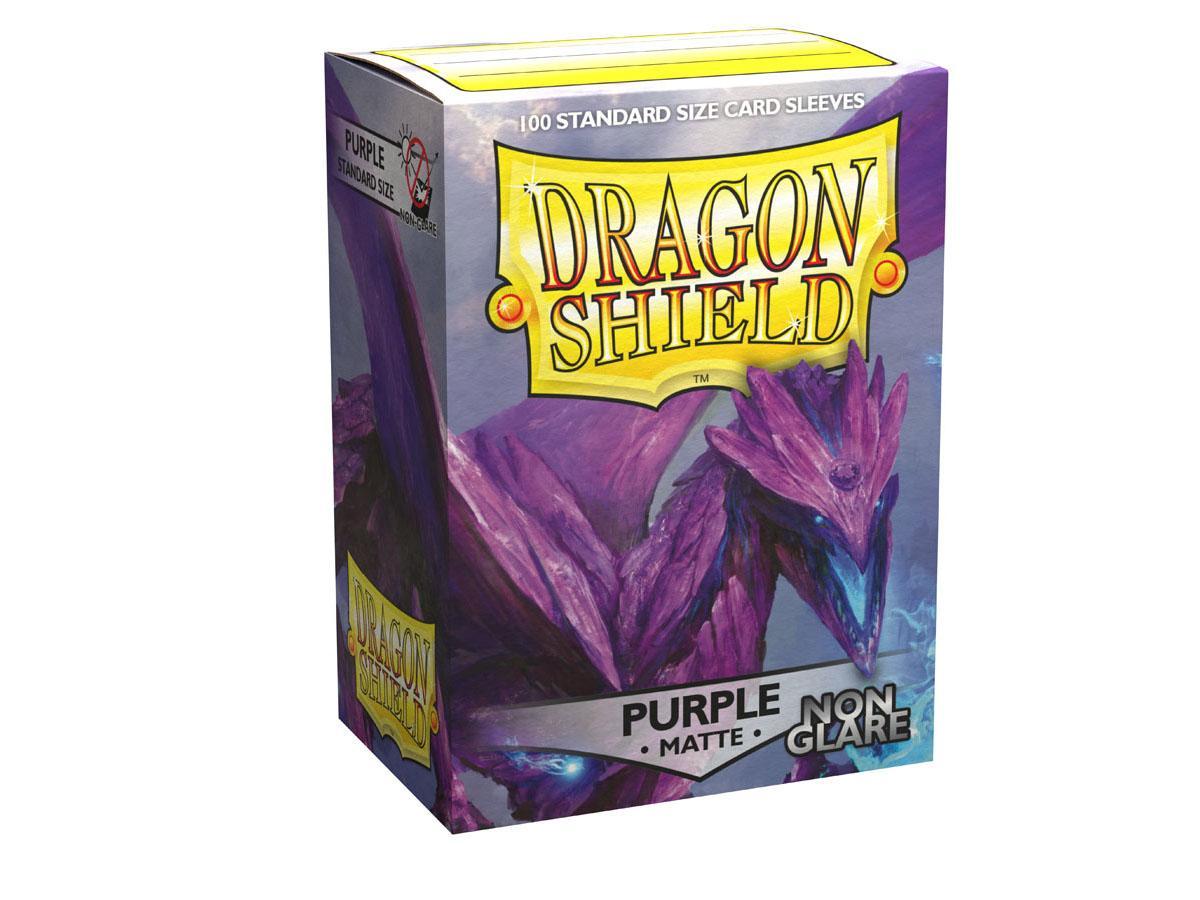 Dragon Shield Non-Glare Sleeve - Purple ‘Amifist’ 100ct | Gamer Loot