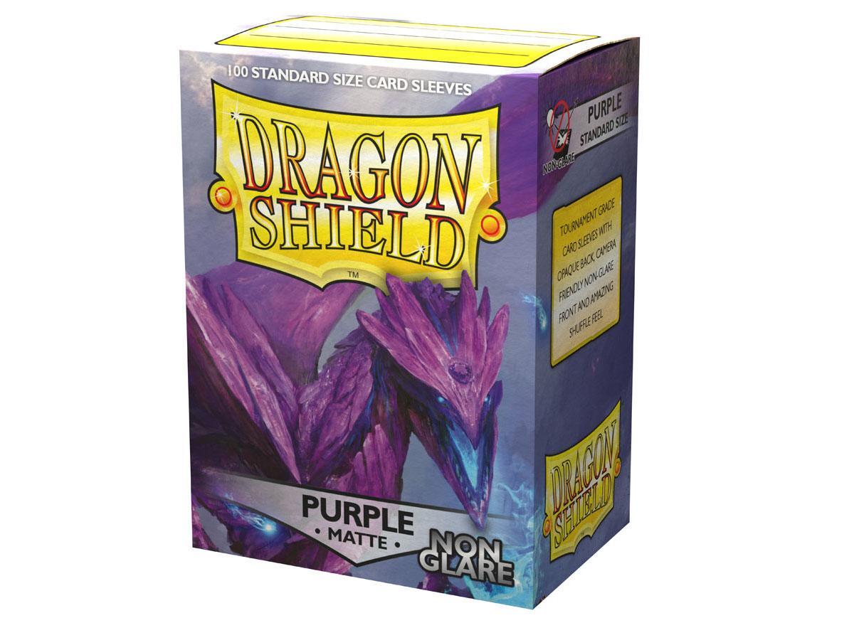 Dragon Shield Non-Glare Sleeve - Purple ‘Amifist’ 100ct | Gamer Loot