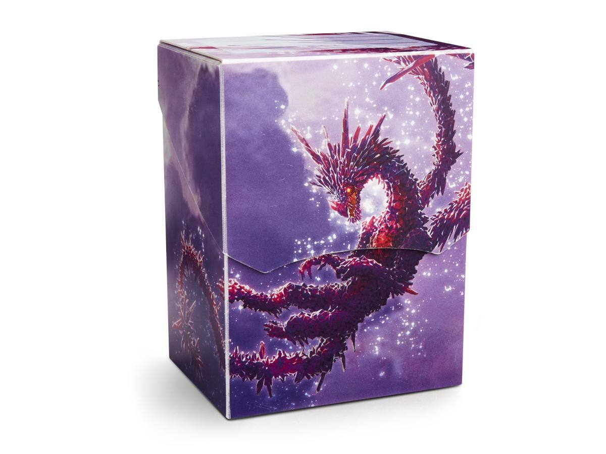 Dragon Shield Deck Shell –  Clear Purple ‘Racan’ | Gamer Loot