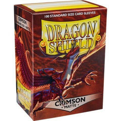Dragon Shield Matte Sleeve - Crimson ‘Logi’ 100ct | Gamer Loot