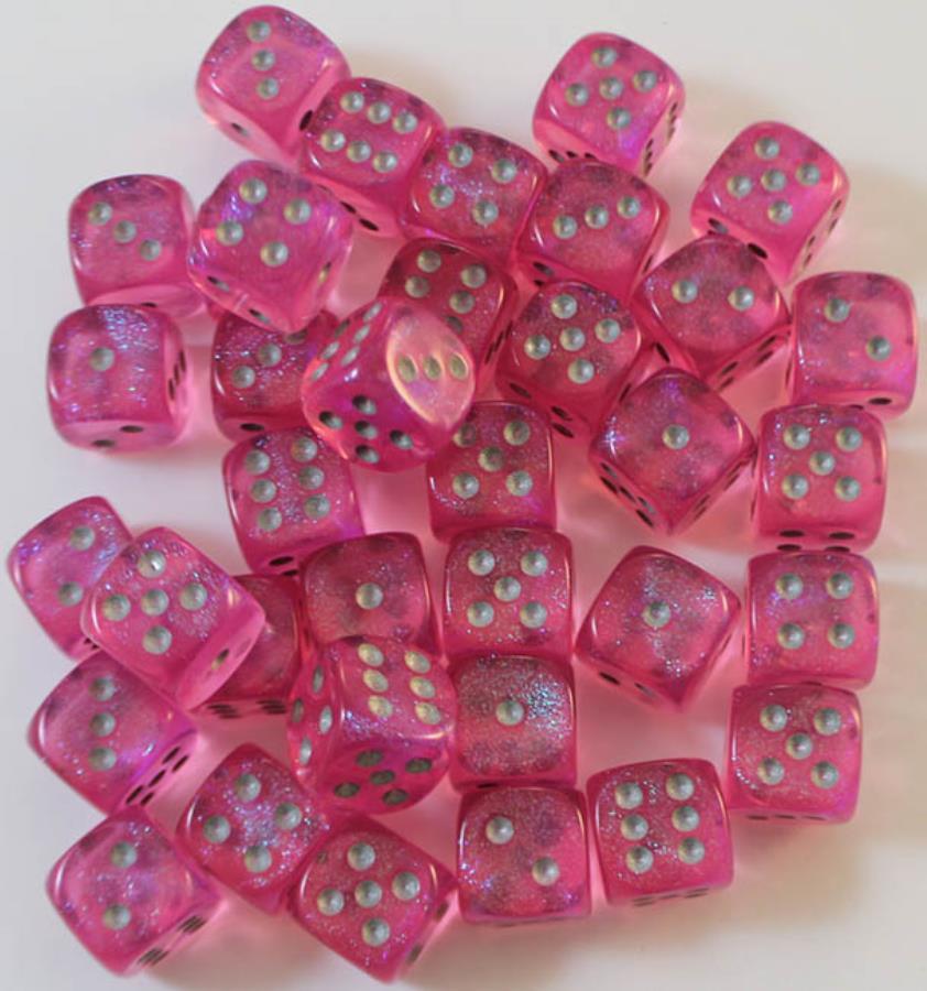 Chessex: D6 Borealis™ Dice Set - 12mm | Gamer Loot