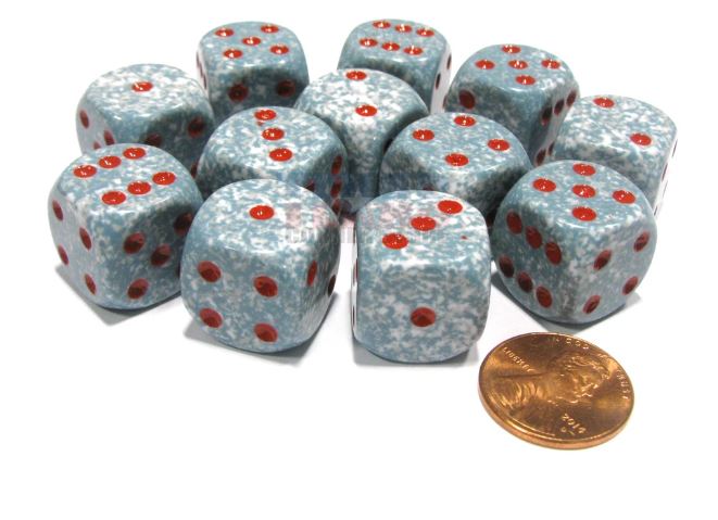 Chessex: D6 Speckled Dice Set- 16mm | Gamer Loot