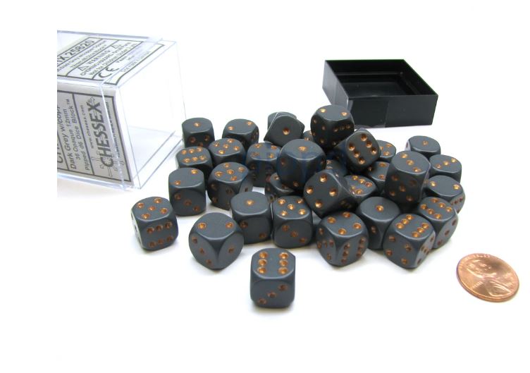 Chessex: Opaque D6 Dice Set - 12mm | Gamer Loot
