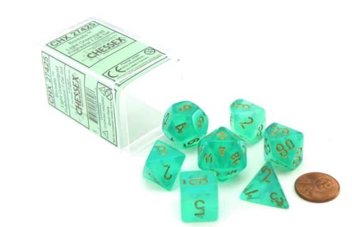 Chessex: Polyhedral Borealis™ Dice sets | Gamer Loot
