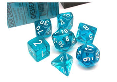 Chessex: Polyhedral Translucent Dice Set | Gamer Loot