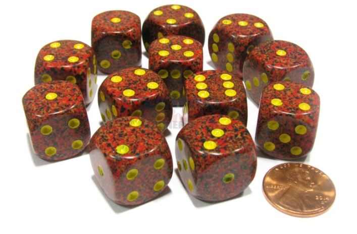 Chessex: D6 Speckled Dice Set- 16mm | Gamer Loot