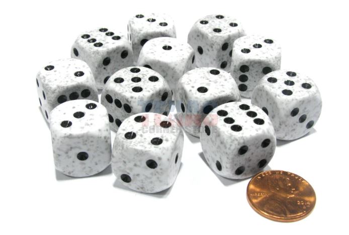 Chessex: D6 Speckled Dice Set- 16mm | Gamer Loot