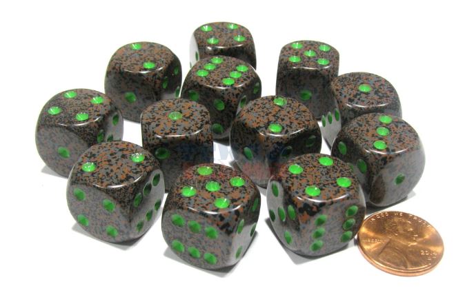 Chessex: D6 Speckled Dice Set- 16mm | Gamer Loot