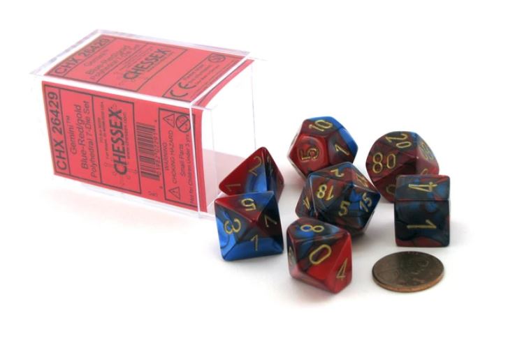 CHESSEX: Polyhedral Gemini™ DICE SETS | Gamer Loot