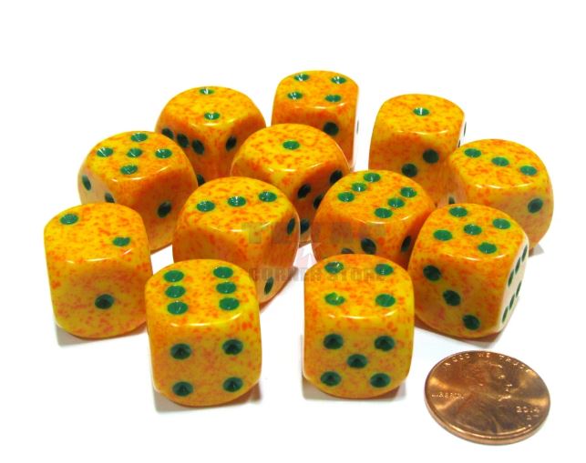 Chessex: D6 Speckled Dice Set- 16mm | Gamer Loot