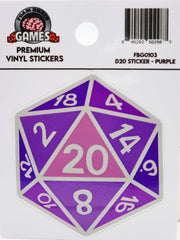 Foam Brain Games:  Stickers | Gamer Loot