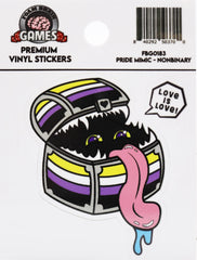 Foam Brain Games:  Pride Stickers | Gamer Loot