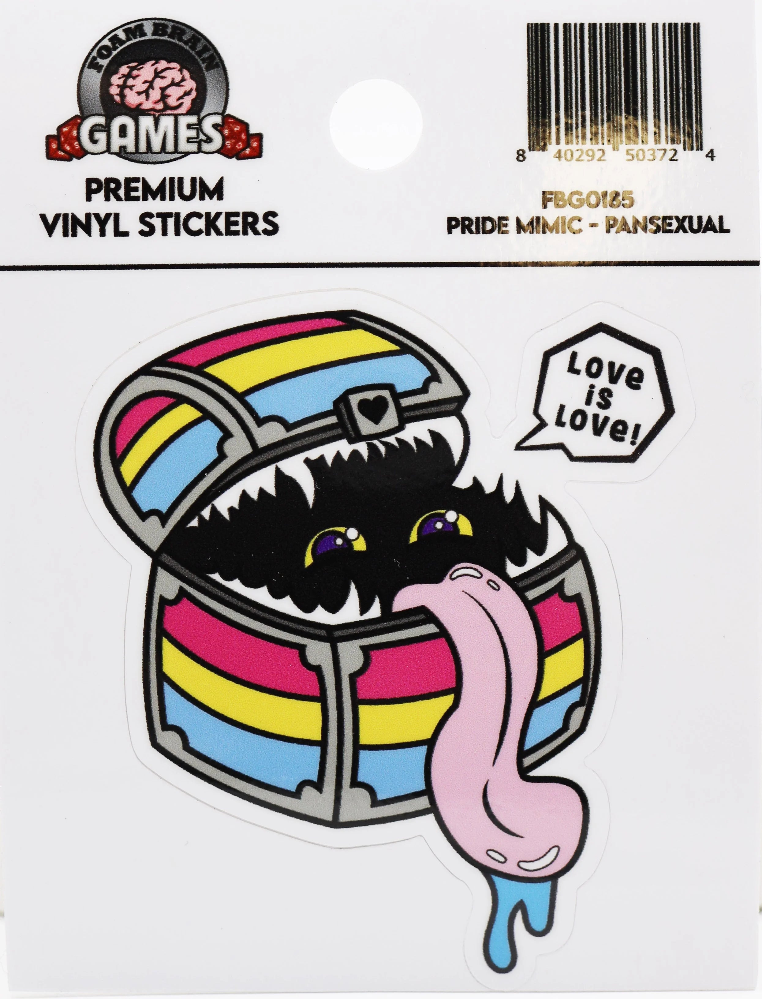 Foam Brain Games:  Pride Stickers | Gamer Loot