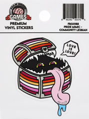 Foam Brain Games:  Pride Stickers | Gamer Loot