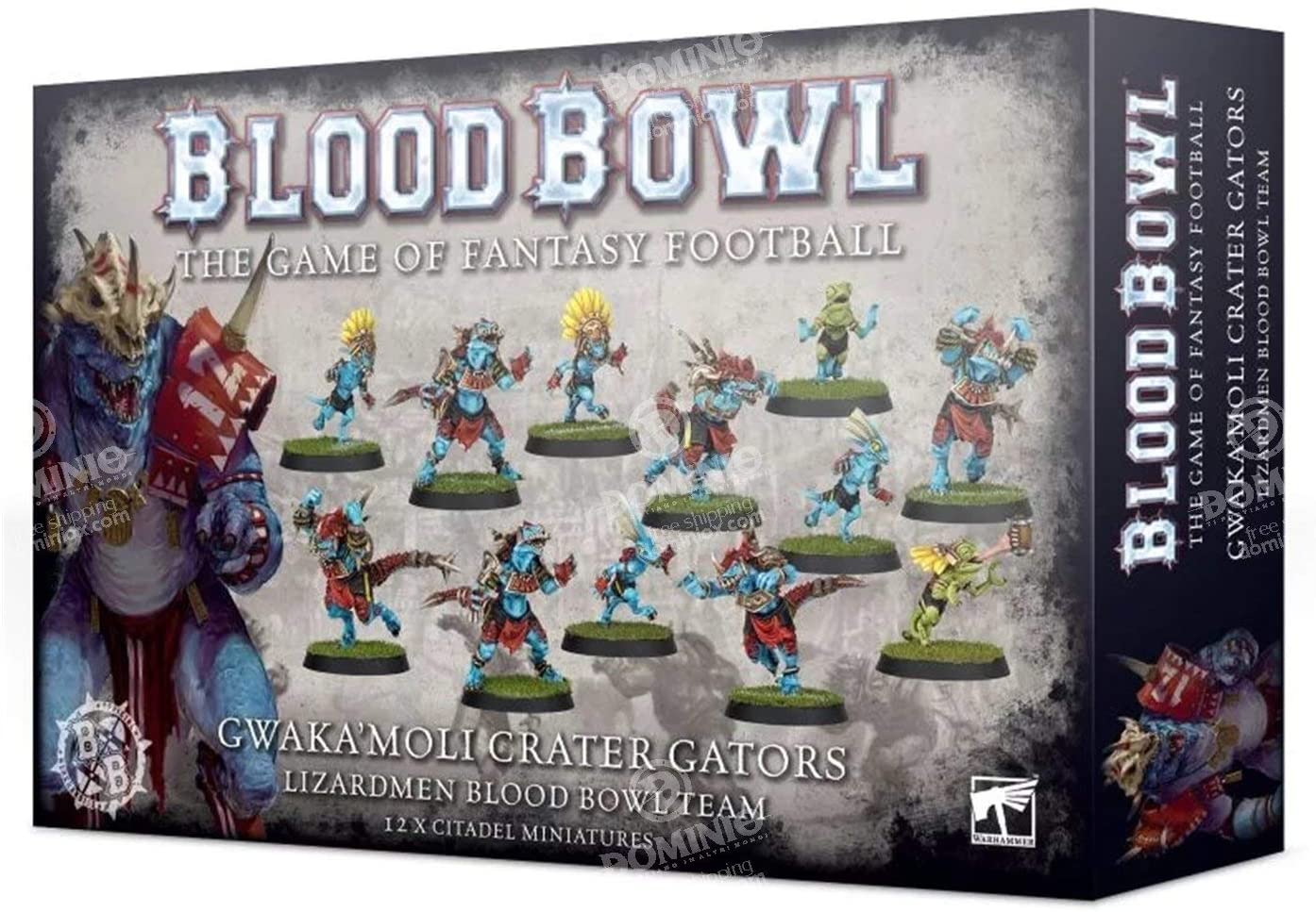 Gwaka'moli Crater Gators - Lizardmen Blood Bowl Team | Gamer Loot