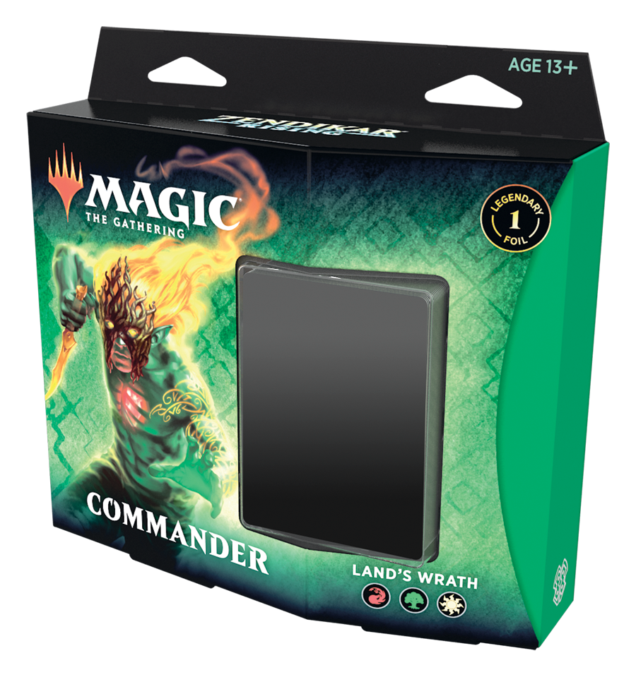Commander Decks Zendikar Rising Land's Wrath | Gamer Loot
