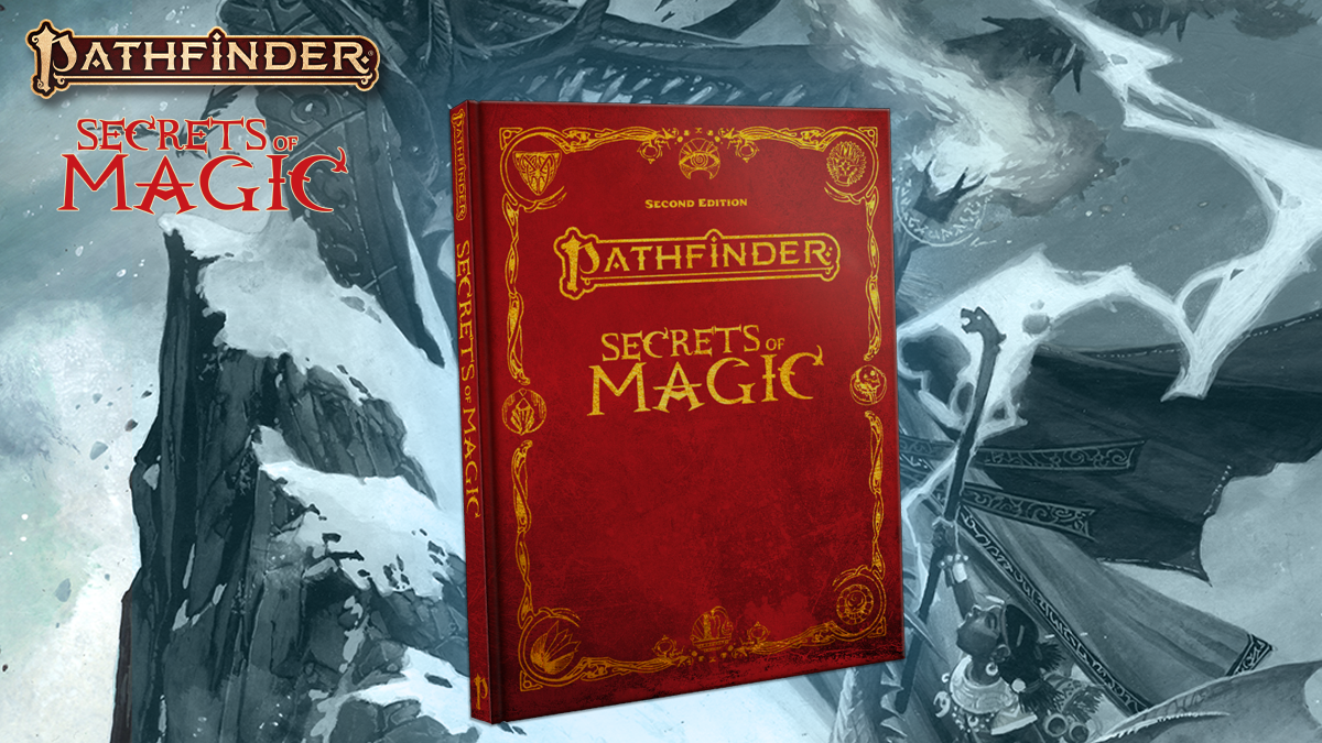 Pathfinder Second Edition Secrets of Magic Special Edition Cover | Gamer Loot