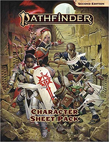 Pathfinder Second Edition Character Sheet Pack | Gamer Loot