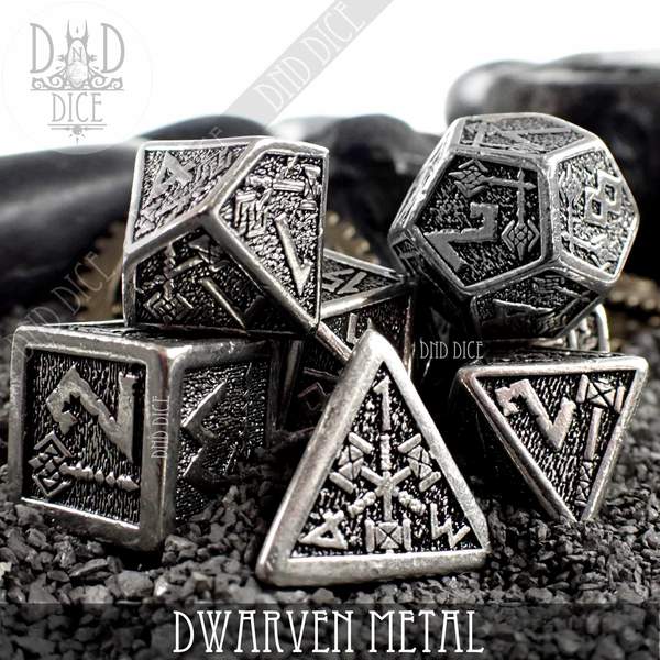 Dwarven Metal Dice | Gamer Loot