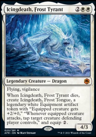 Icingdeath, Frost Tyrant (Promo Pack) [Dungeons & Dragons: Adventures in the Forgotten Realms Promos] | Gamer Loot