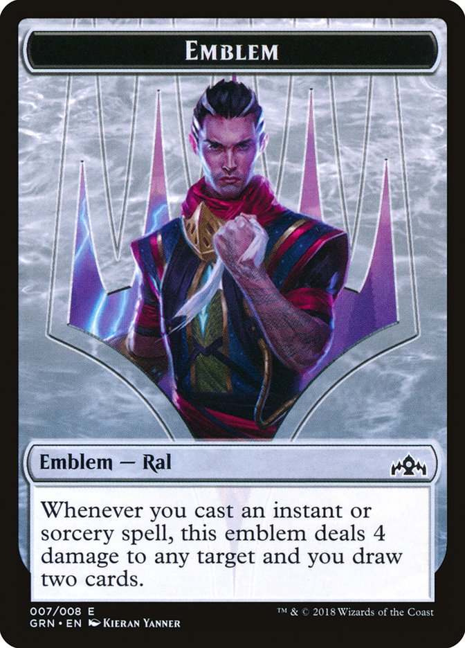 Ral, Izzet Viceroy Emblem [Guilds of Ravnica Tokens] | Gamer Loot