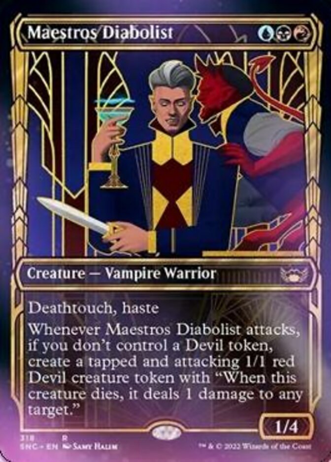 Maestros Diabolist (Showcase Golden Age) [Streets of New Capenna] | Gamer Loot