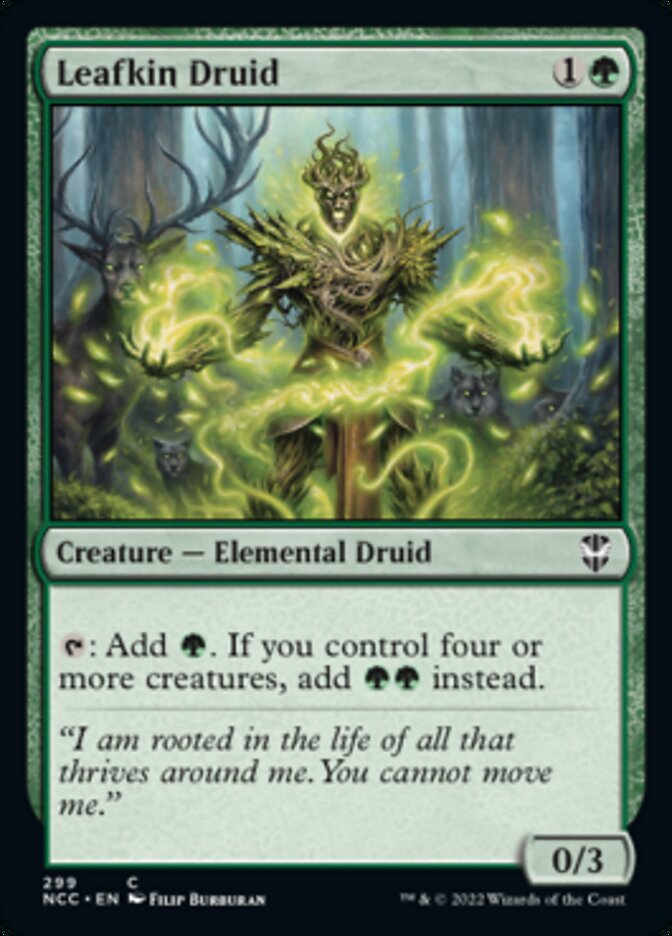 Leafkin Druid [Streets of New Capenna Commander] | Gamer Loot