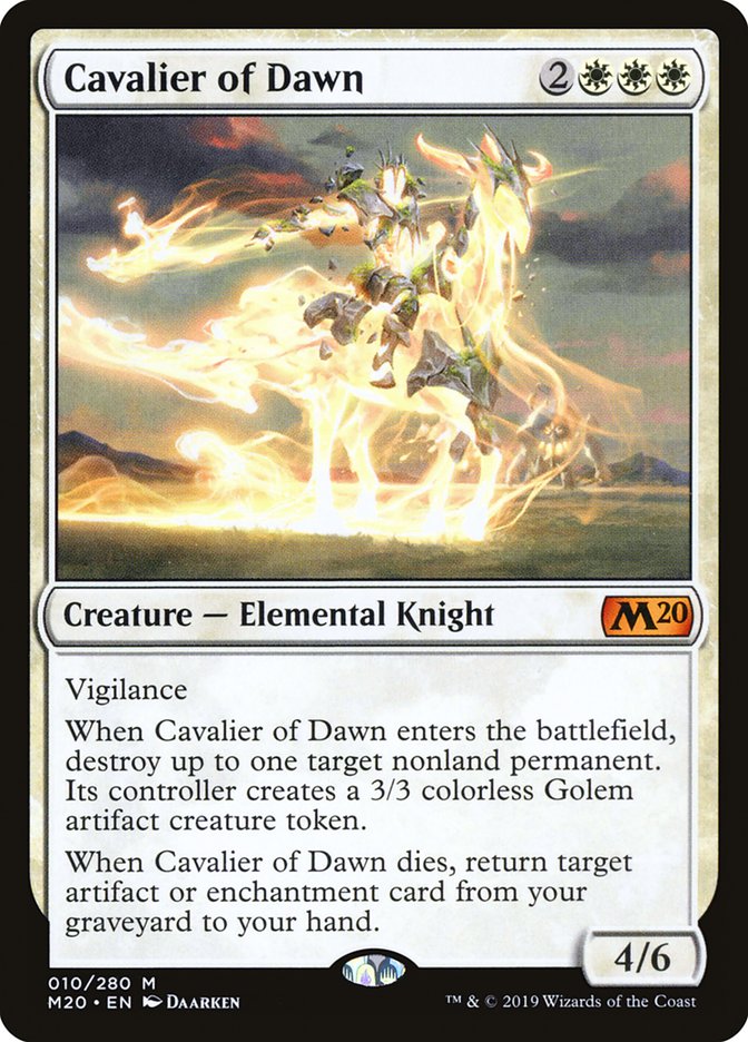 Cavalier of Dawn [Core Set 2020] | Gamer Loot