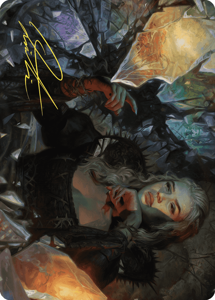 Prophetic Prism Art Card (Gold-Stamped Signature) [Wilds of Eldraine Art Series] | Gamer Loot