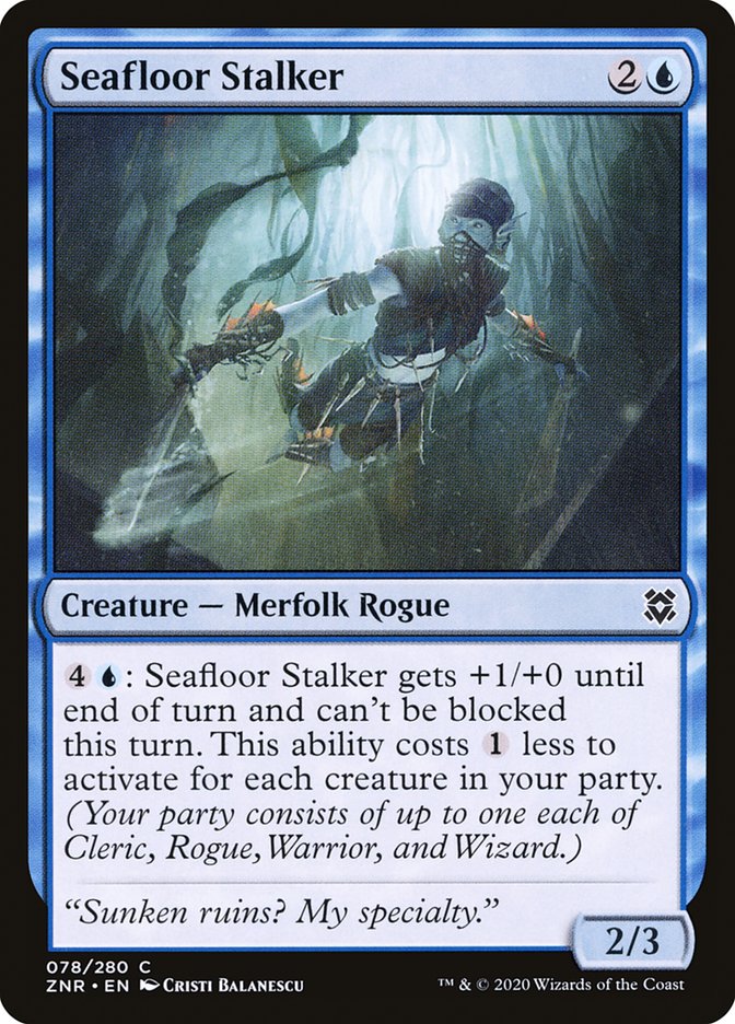 Seafloor Stalker [Zendikar Rising] | Gamer Loot