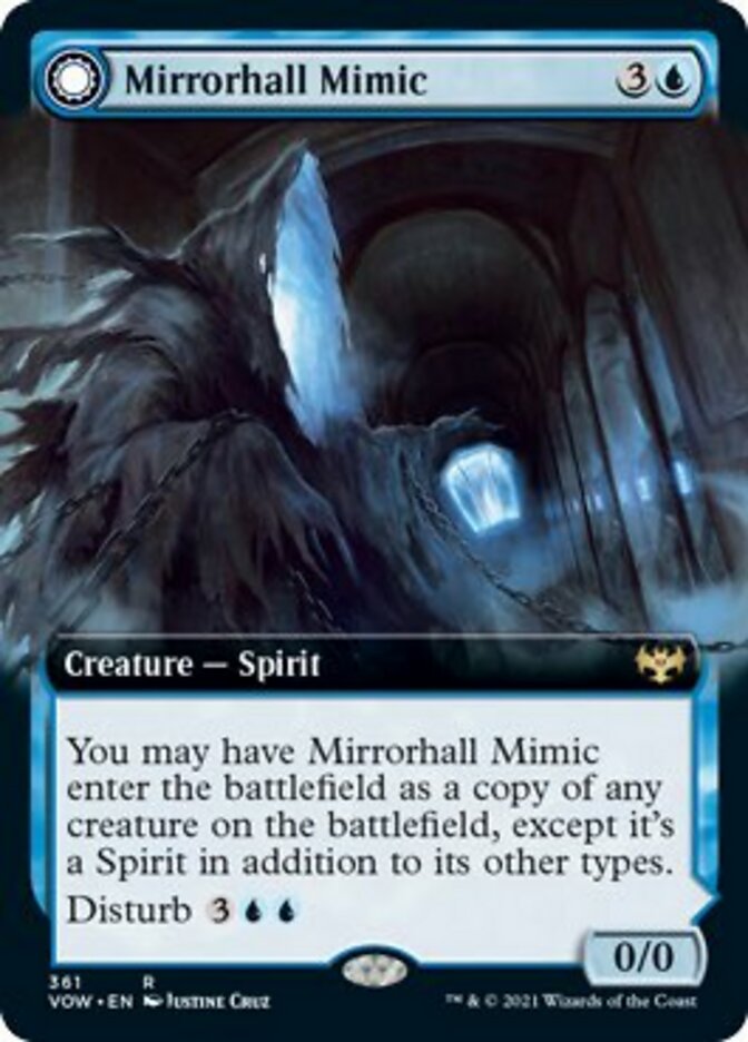 Mirrorhall Mimic // Ghastly Mimicry (Extended) [Innistrad: Crimson Vow] | Gamer Loot