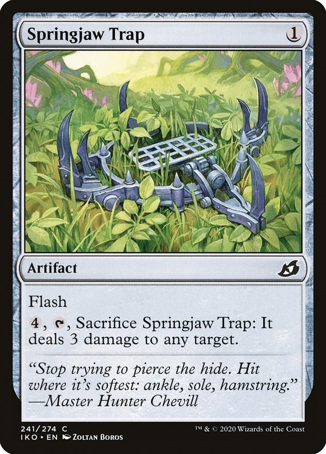 Springjaw Trap [Ikoria: Lair of Behemoths] | Gamer Loot