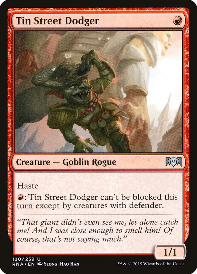 Tin Street Dodger [Ravnica Allegiance] | Gamer Loot