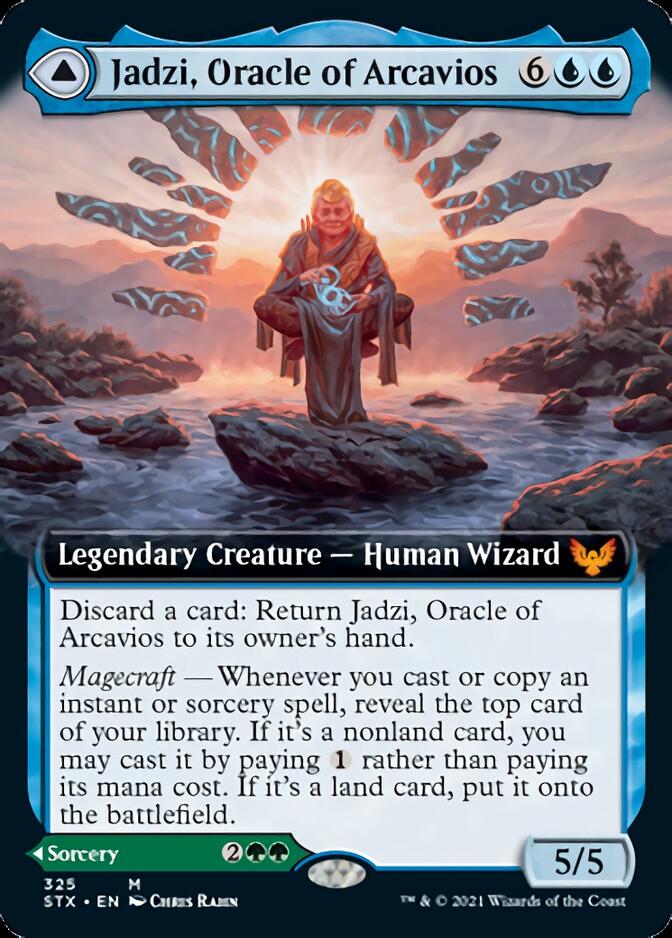 Jadzi, Oracle of Arcavios // Journey to the Oracle (Extended) [Strixhaven: School of Mages] | Gamer Loot