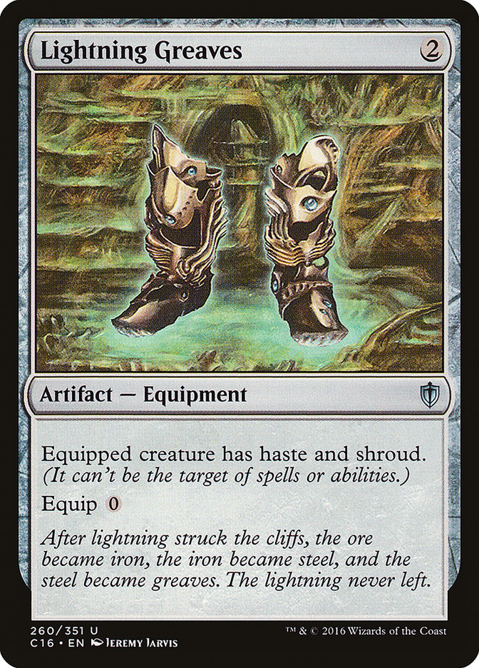 Lightning Greaves [Commander 2016] | Gamer Loot